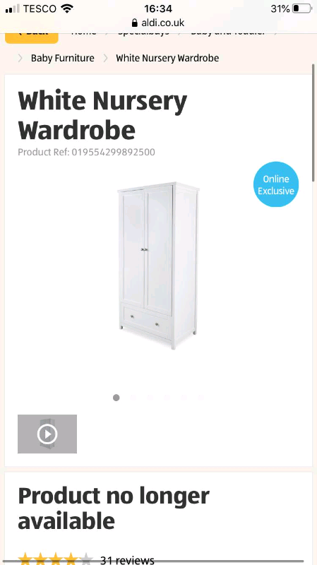 mamia nursery wardrobe